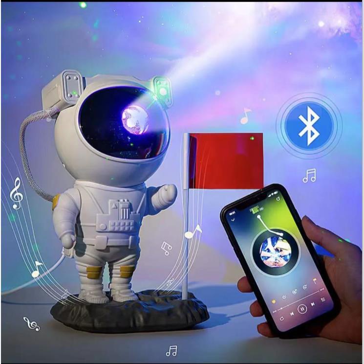 Creative Astronaut Galaxy Starry Sky Projector Nightlight USB Atmospher Bedroom Table Lamp